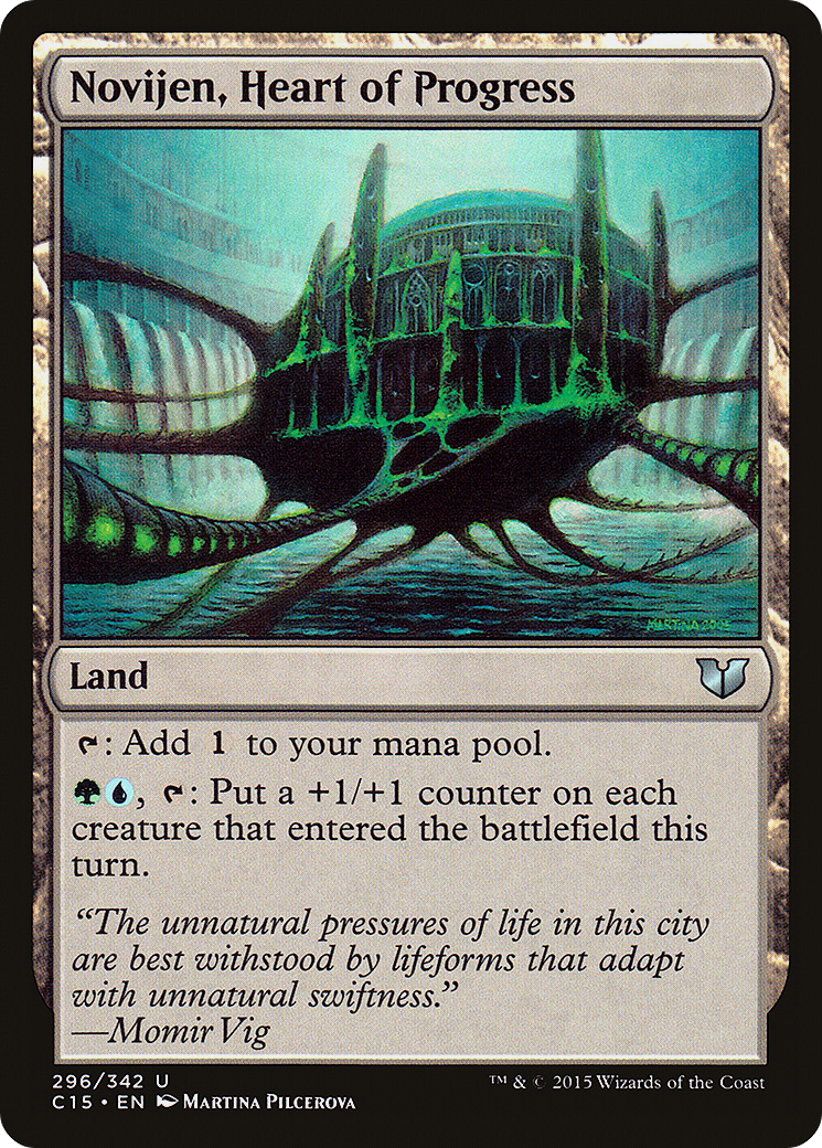 Novijen, Heart of Progress (C15-296) [Commander 2015] MTG Single Wizards of the Coast