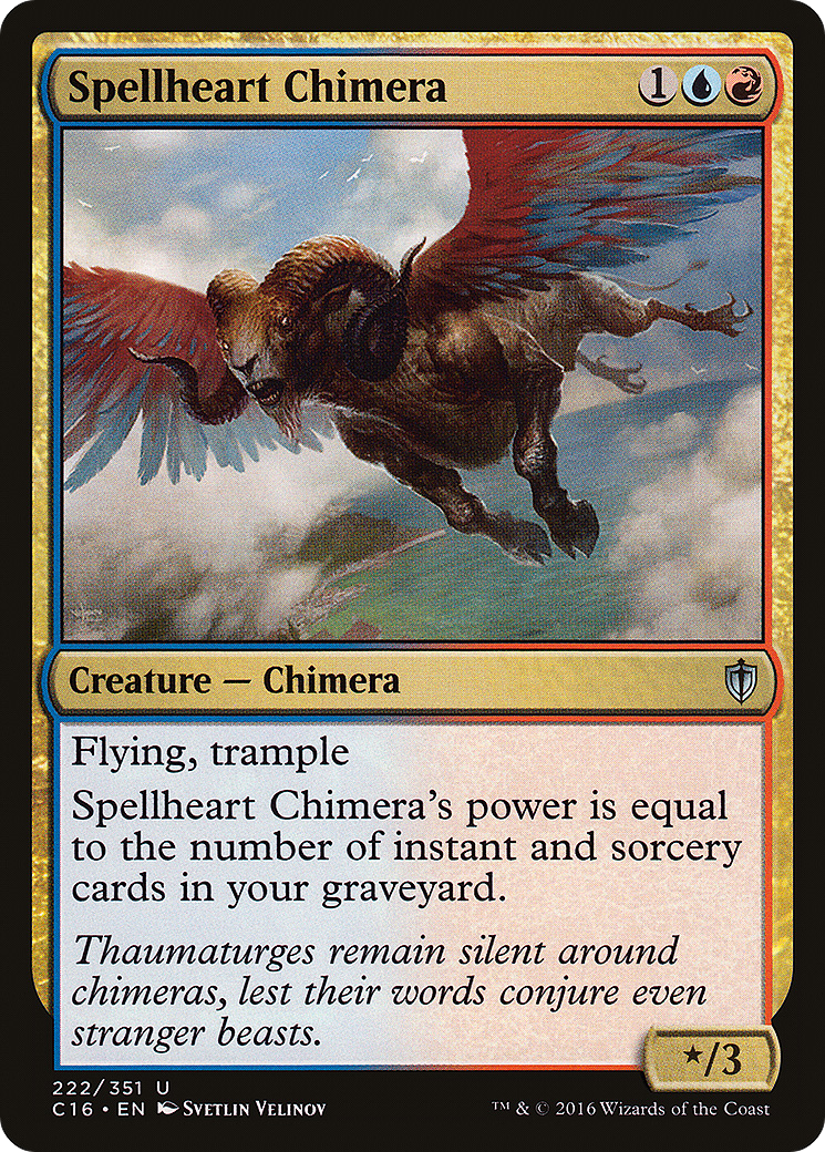 Spellheart Chimera (C16-222) [Commander 2016] MTG Single Wizards of the Coast