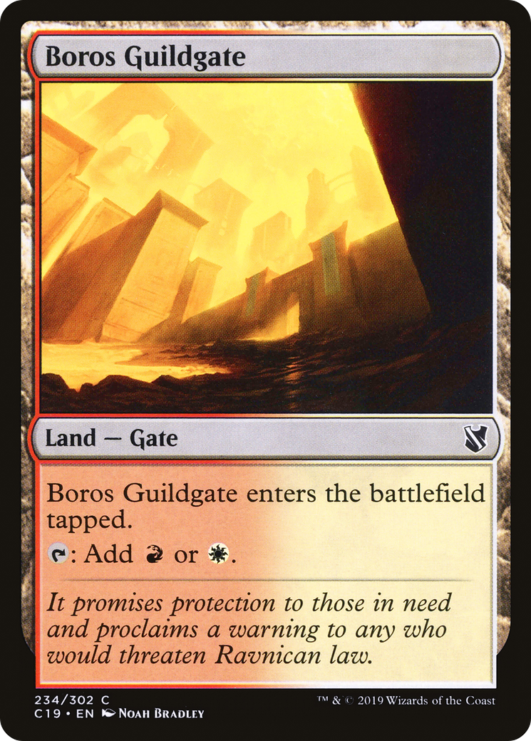 Boros Guildgate (C19-234) [Commander 2019] MTG Single Wizards of the Coast