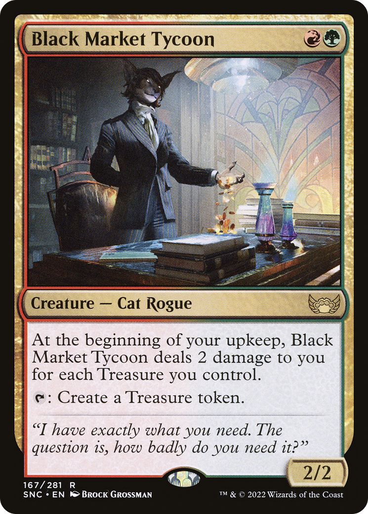 Black Market Tycoon (SNC-167) [Streets of New Capenna] Foil MTG Single Wizards of the Coast