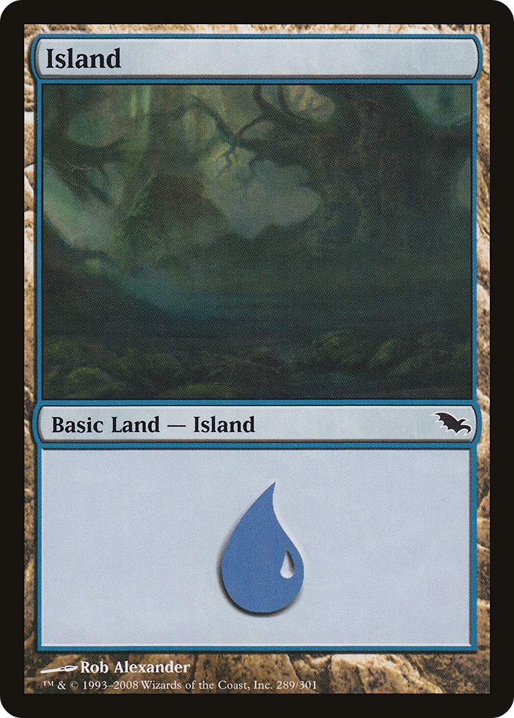 Island (SHM-289) [Shadowmoor] Foil MTG Single Wizards of the Coast