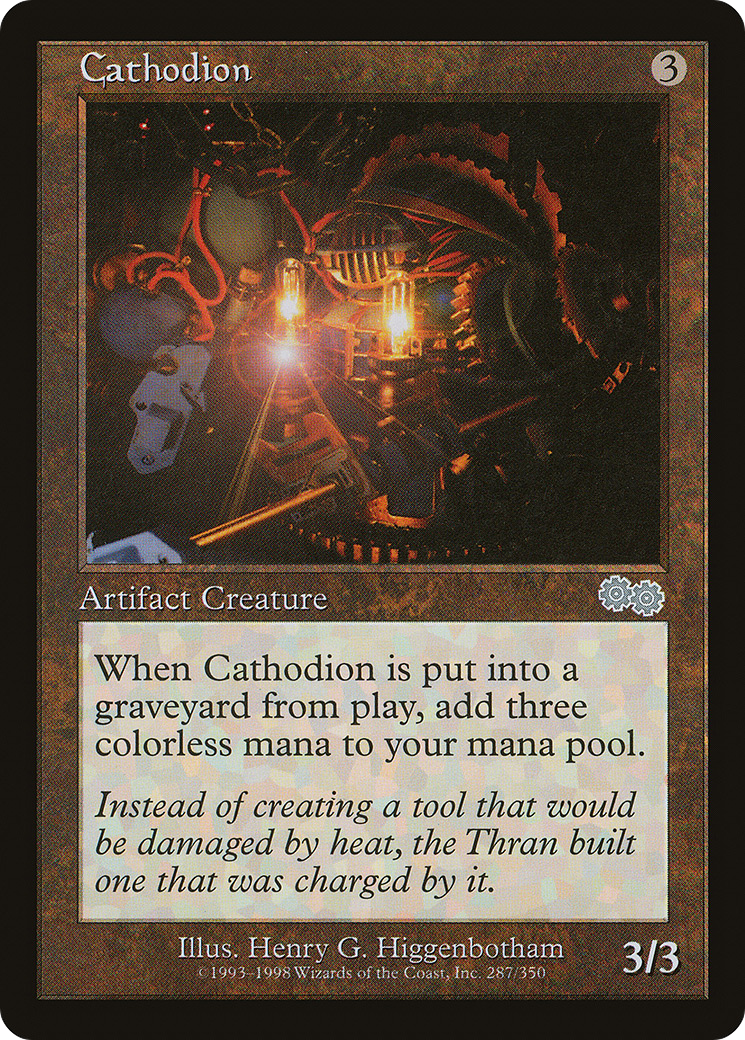 Cathodion (USG-287) [Urza's Saga] MTG Single Wizards of the Coast