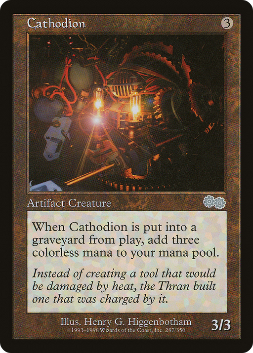 Cathodion (USG-287) [Urza's Saga] MTG Single Wizards of the Coast