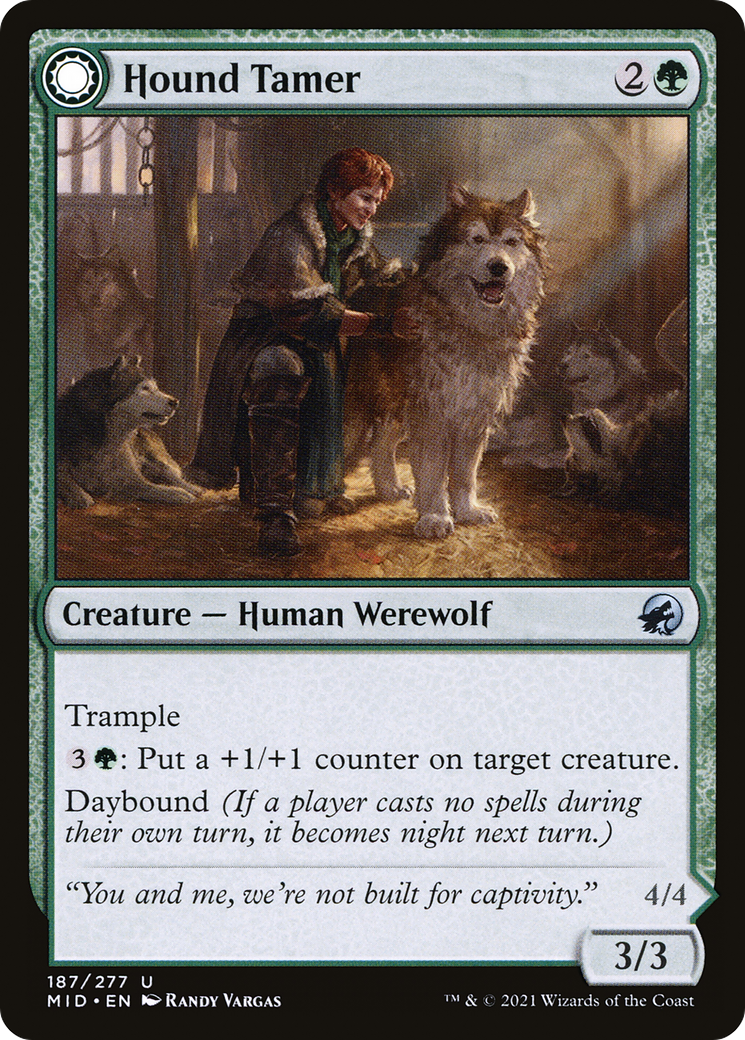 Hound Tamer (MID-187) [Innistrad: Midnight Hunt] MTG Single Wizards of the Coast