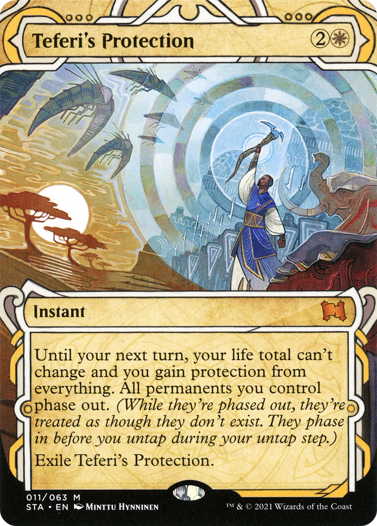 Teferi's Protection (STA-011) [Strixhaven Mystical Archive] (Showcase) (Borderless) MTG Single Wizards of the Coast