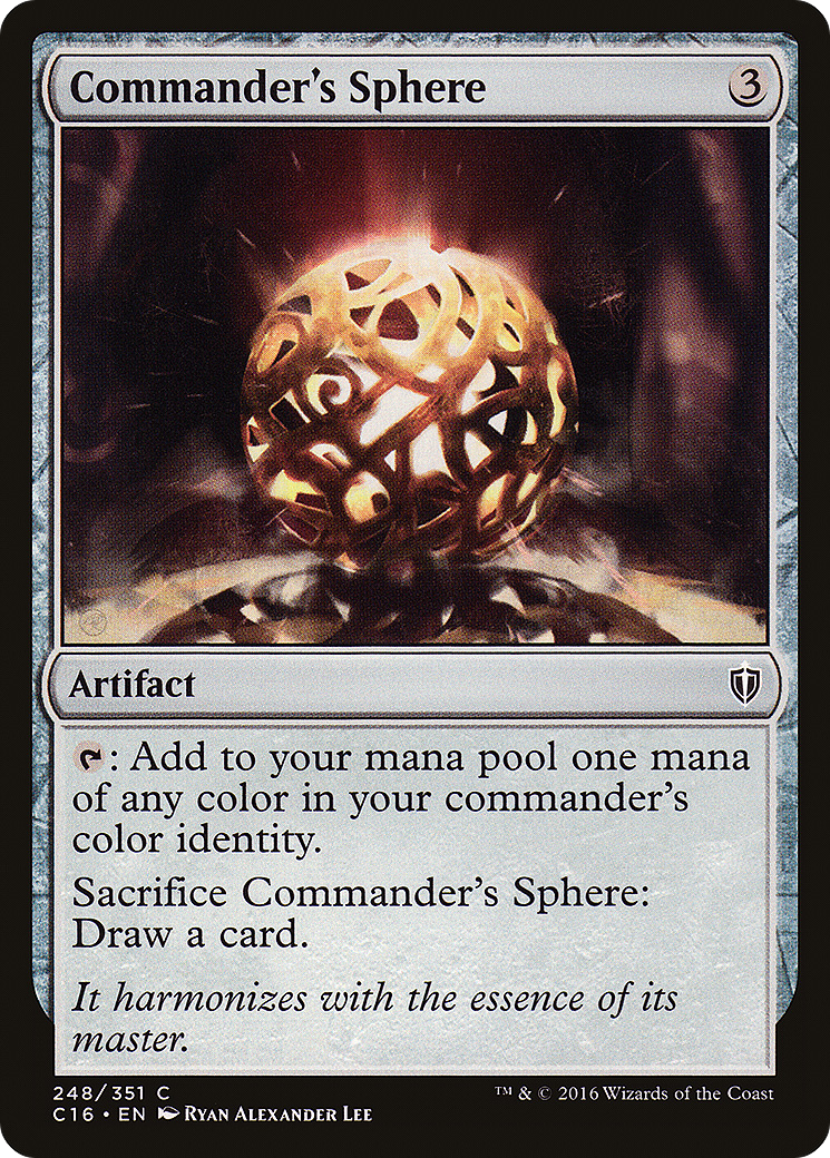 Commander's Sphere (C16-248) [Commander 2016] MTG Single Wizards of the Coast