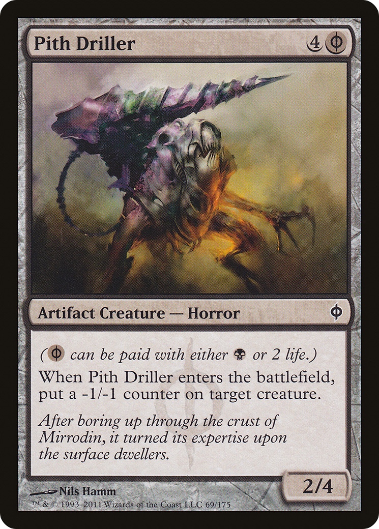 Pith Driller (NPH-069) [New Phyrexia] Foil MTG Single Wizards of the Coast