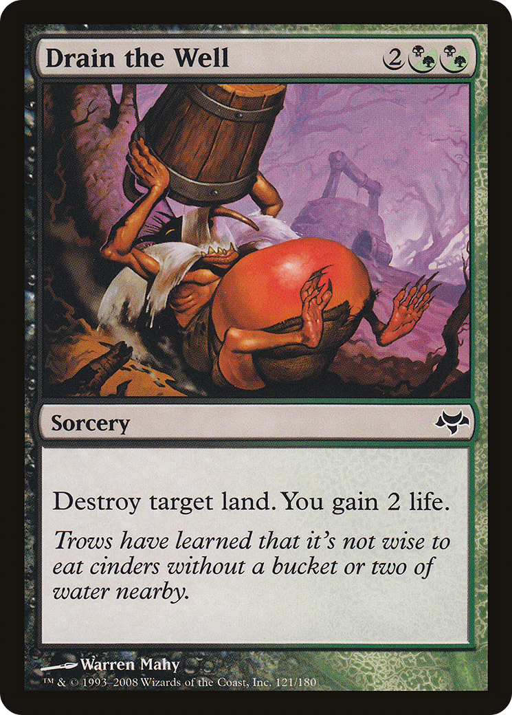 Drain the Well (EVE-121) [Eventide] MTG Single Wizards of the Coast