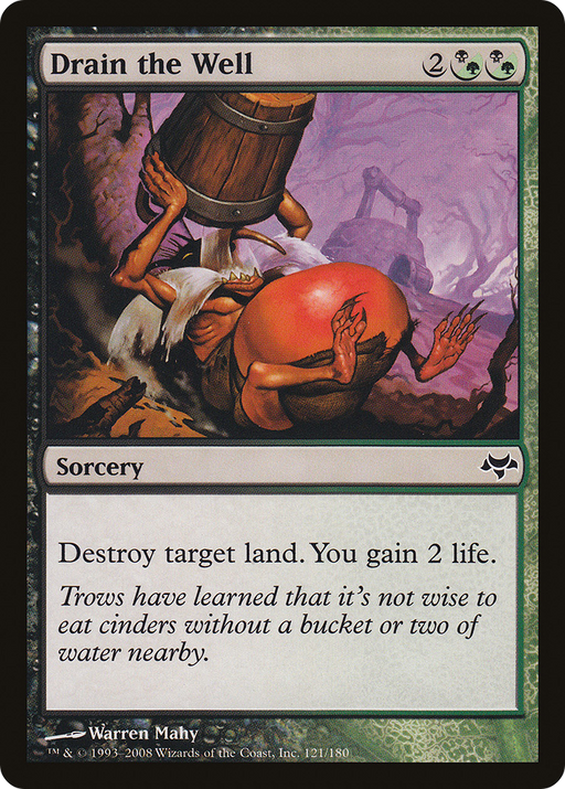 Drain the Well (EVE-121) [Eventide] MTG Single Wizards of the Coast
