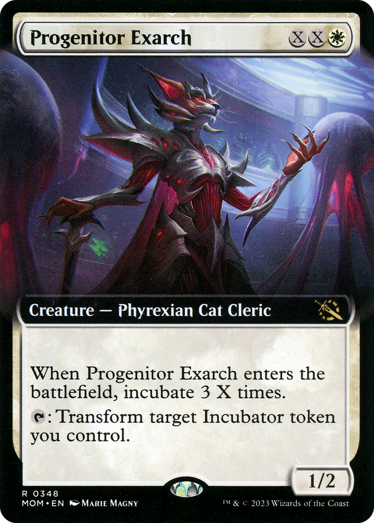 Progenitor Exarch (MOM-348) [March of the Machine] (Extended Art) Foil MTG Single Wizards of the Coast