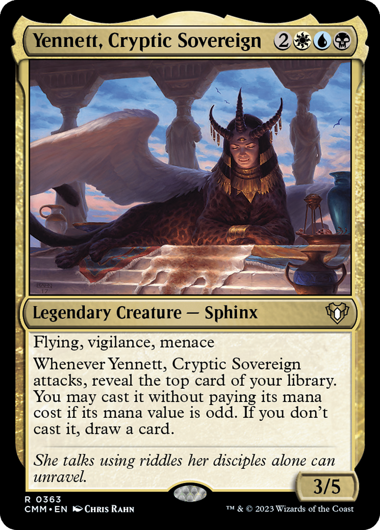 Yennett, Cryptic Sovereign (CMM-363) [Commander Masters] MTG Single Wizards of the Coast