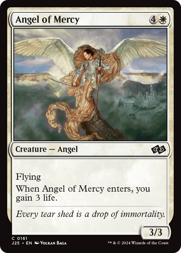 Angel of Mercy (J25-161) [Foundations Jumpstart] MTG Single Wizards of the Coast