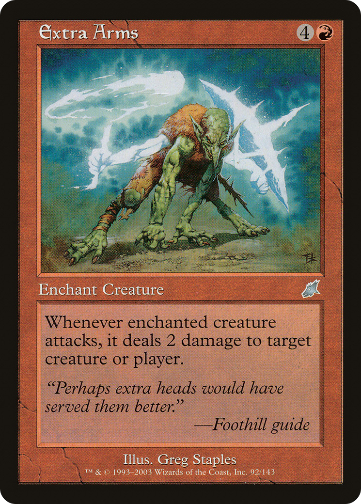 Extra Arms (SCG-092) [Scourge] Foil MTG Single Wizards of the Coast