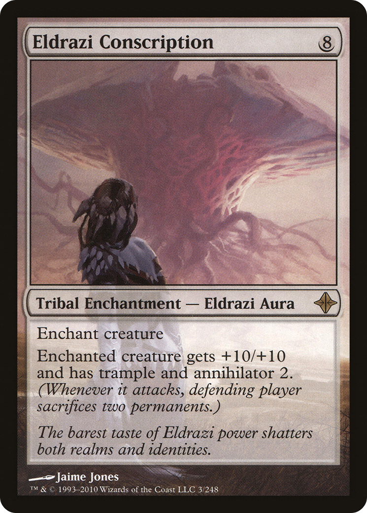 Eldrazi Conscription (ROE-003) [Rise of the Eldrazi] Foil MTG Single Wizards of the Coast
