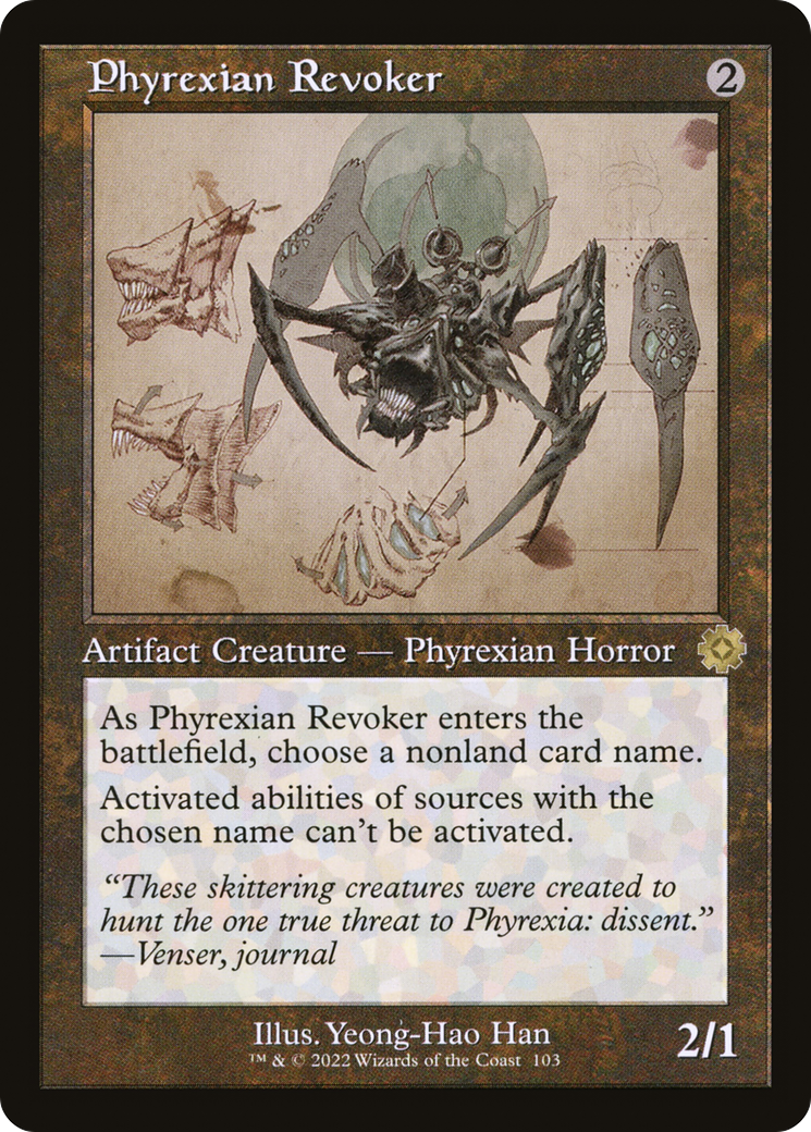 Phyrexian Revoker (BRR-103) [The Brothers' War Retro Artifacts] Foil MTG Single Wizards of the Coast