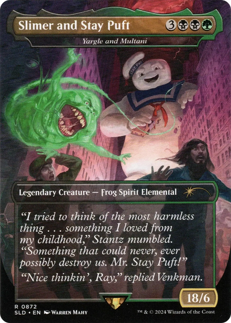 Yargle and Multani (SLD-872) [Secret Lair] Drop (Borderless) Foil MTG Single Wizards of the Coast