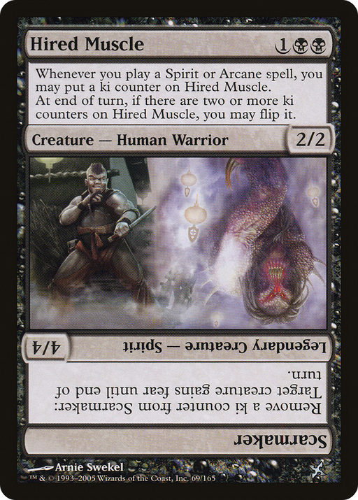 Hired Muscle // Scarmaker (BOK-069) [Betrayers of Kamigawa] MTG Single Wizards of the Coast