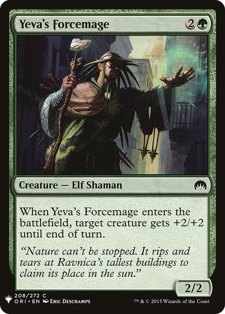 Yeva's Forcemage (LIST-ORI-208) [Mystery Booster] The List MTG Single Wizards of the Coast