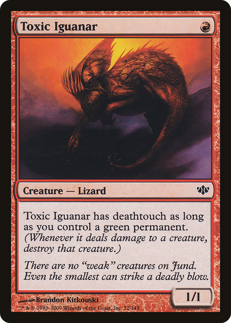 Toxic Iguanar (CON-072) [Conflux] MTG Single Wizards of the Coast