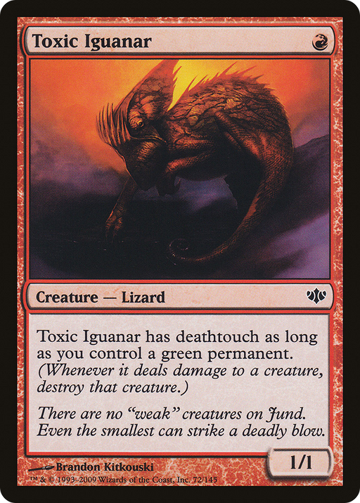 Toxic Iguanar (CON-072) [Conflux] MTG Single Wizards of the Coast