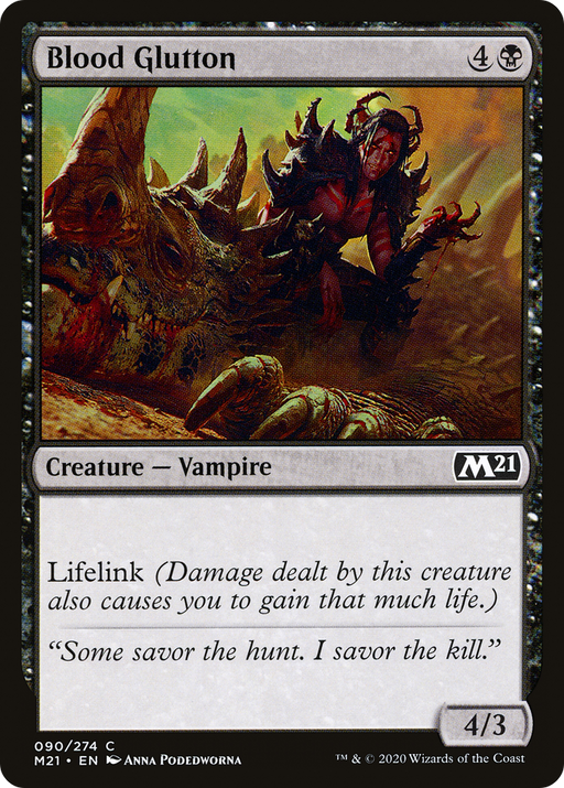Blood Glutton (M21-090) [Core Set 2021] MTG Single Wizards of the Coast
