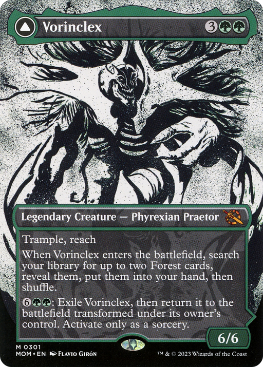Vorinclex (MOM-301) [March of the Machine] (Showcase) (Borderless) MTG Single Wizards of the Coast
