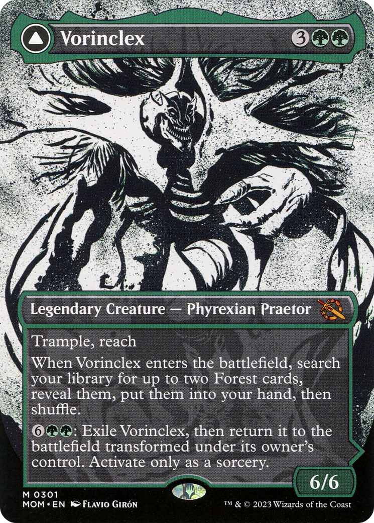 Vorinclex (MOM-301) [March of the Machine] (Showcase) (Borderless) MTG Single Wizards of the Coast