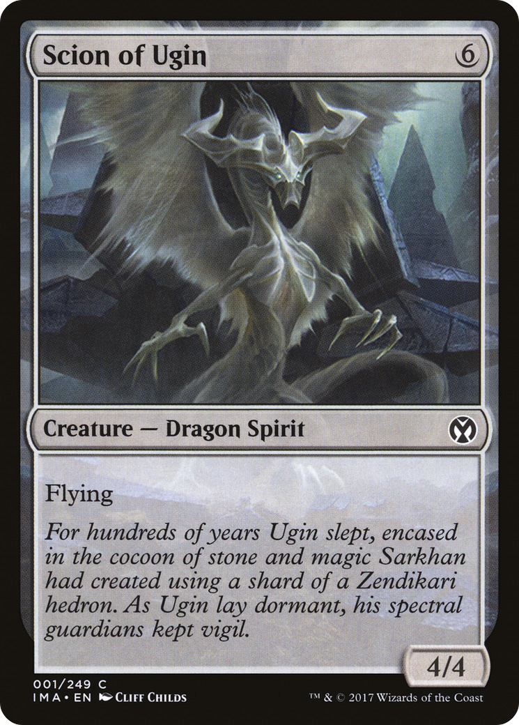 Scion of Ugin (IMA-001) [Iconic Masters] Foil MTG Single Wizards of the Coast