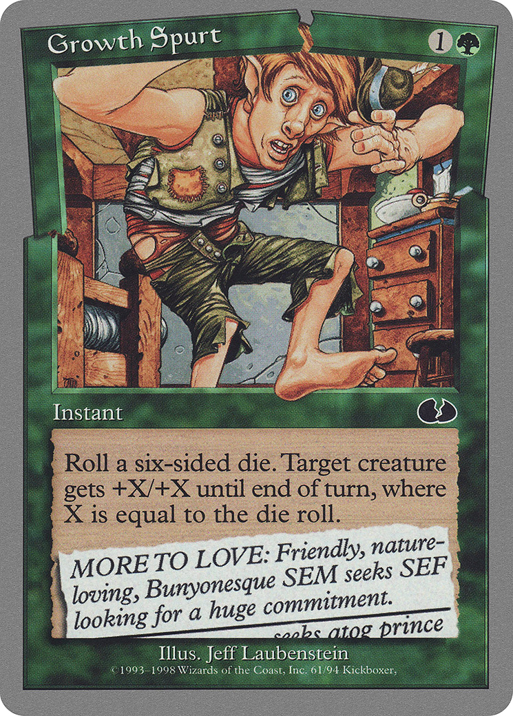 Growth Spurt (UGL-061) [Unglued] MTG Single Wizards of the Coast