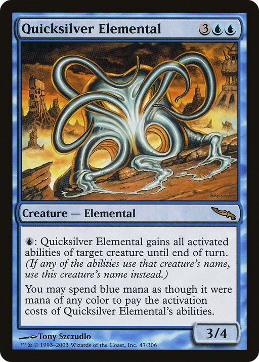 Quicksilver Elemental (MRD-047) [Mirrodin] MTG Single Wizards of the Coast