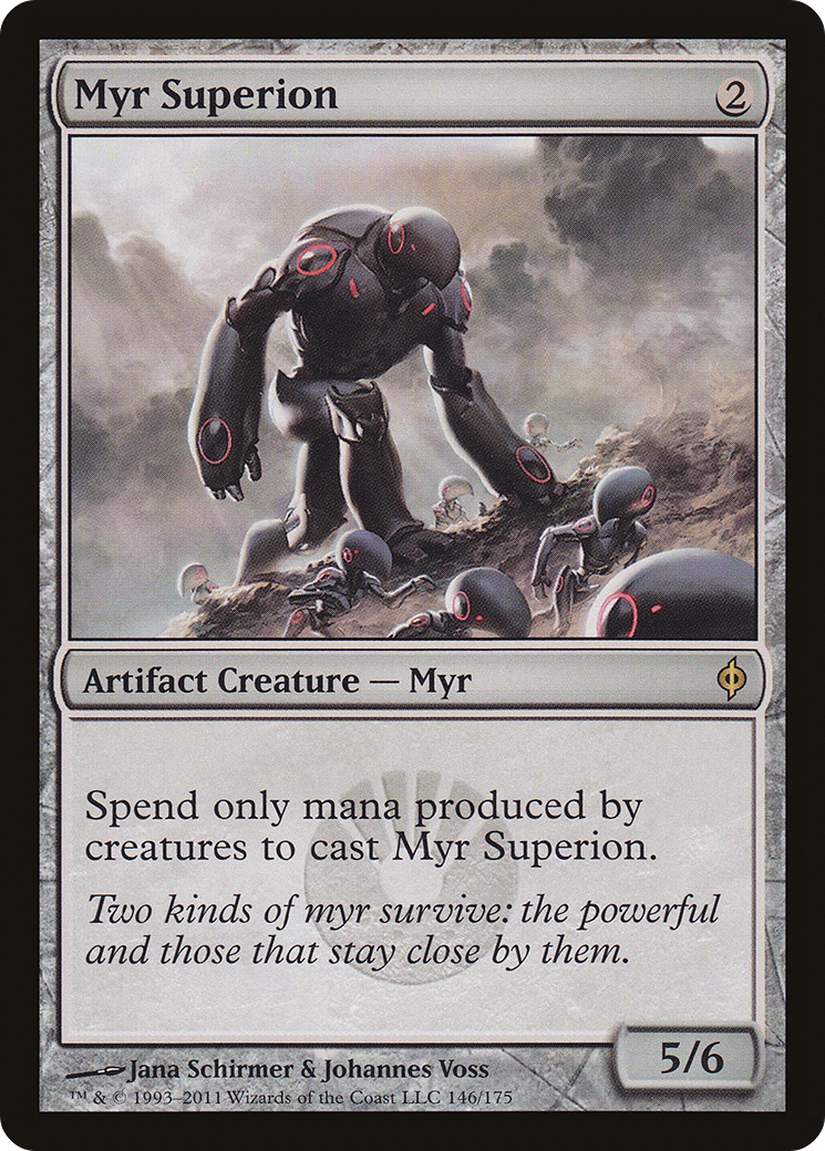 Myr Superion (NPH-146) [New Phyrexia] MTG Single Wizards of the Coast