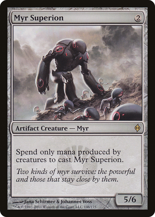 Myr Superion (NPH-146) [New Phyrexia] Foil MTG Single Wizards of the Coast