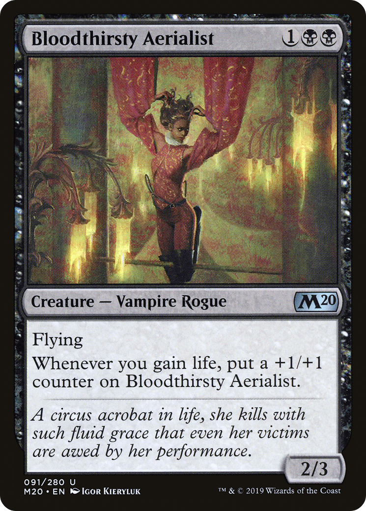 Bloodthirsty Aerialist (M20-091) [Core Set 2020] Foil MTG Single Wizards of the Coast
