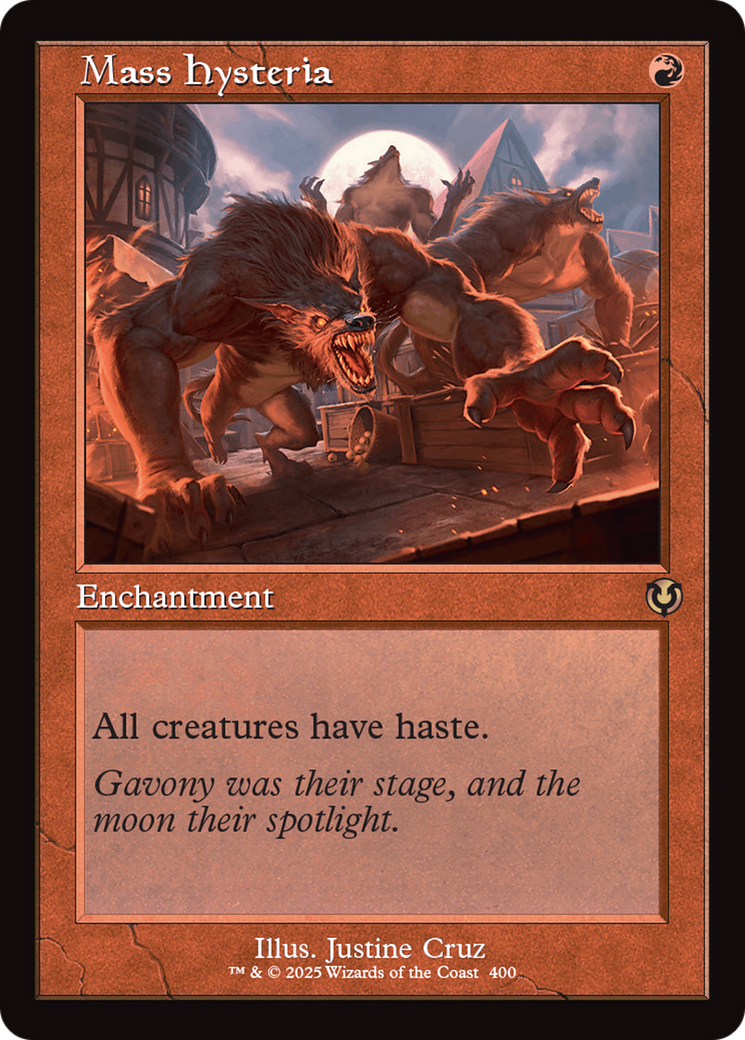 Mass Hysteria (INR-400) [Innistrad Remastered] MTG Single Wizards of the Coast