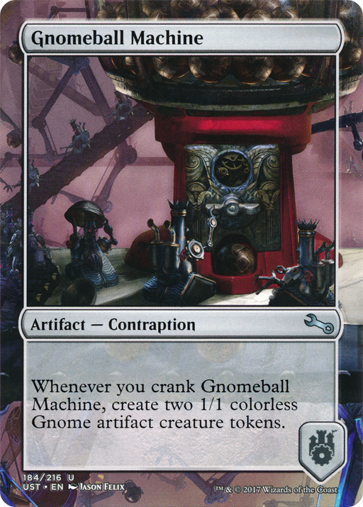 Gnomeball Machine (UST-184) [Unstable] (Borderless) Foil MTG Single Wizards of the Coast