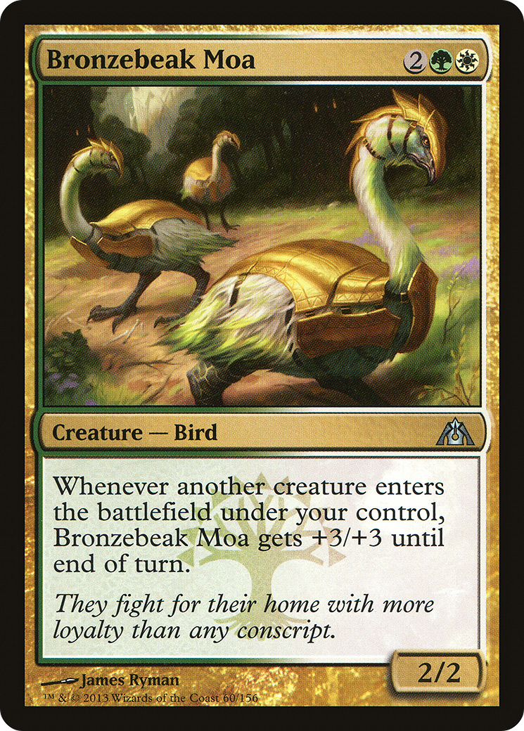 Bronzebeak Moa (DGM-060) [Dragon's Maze] Foil MTG Single Wizards of the Coast