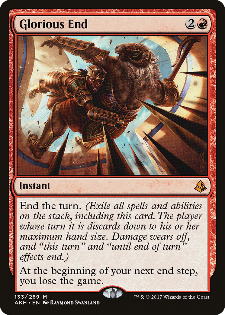 Glorious End (AKH-133) [Amonkhet] Foil MTG Single Wizards of the Coast