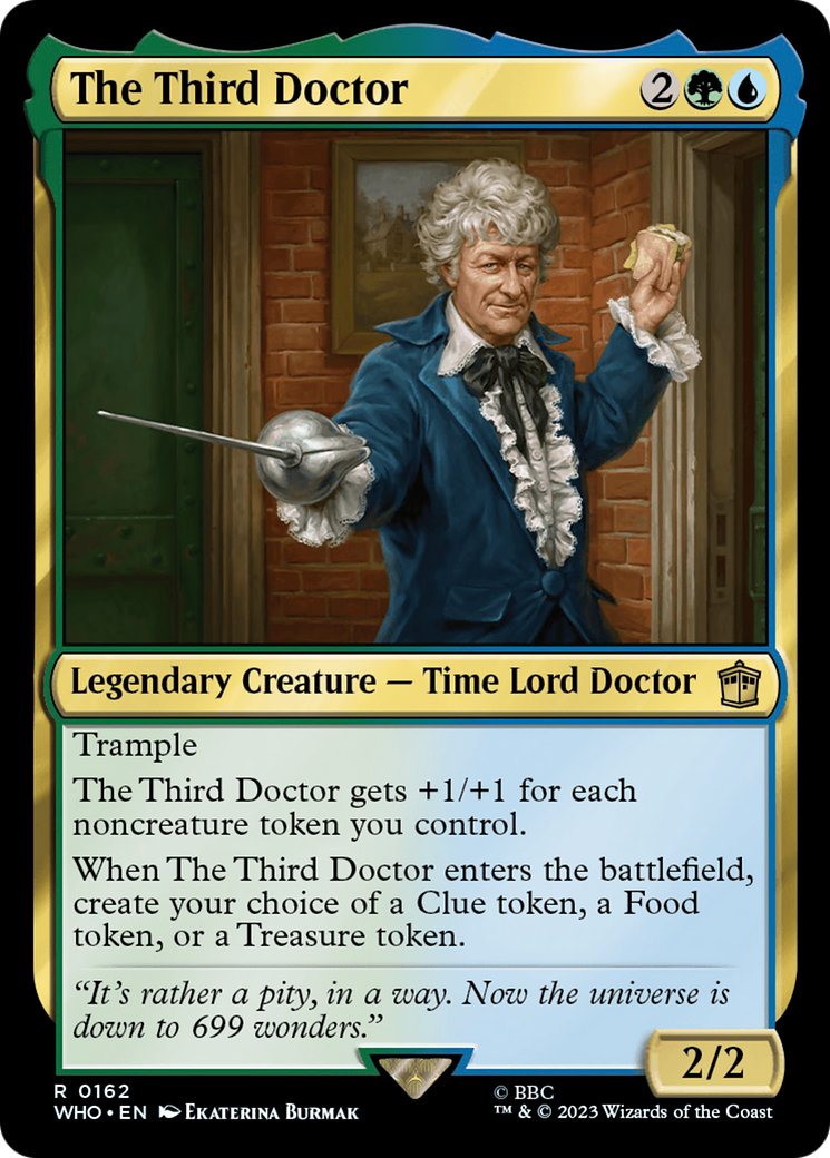 The Third Doctor (WHO-162) [Doctor Who] MTG Single Wizards of the Coast