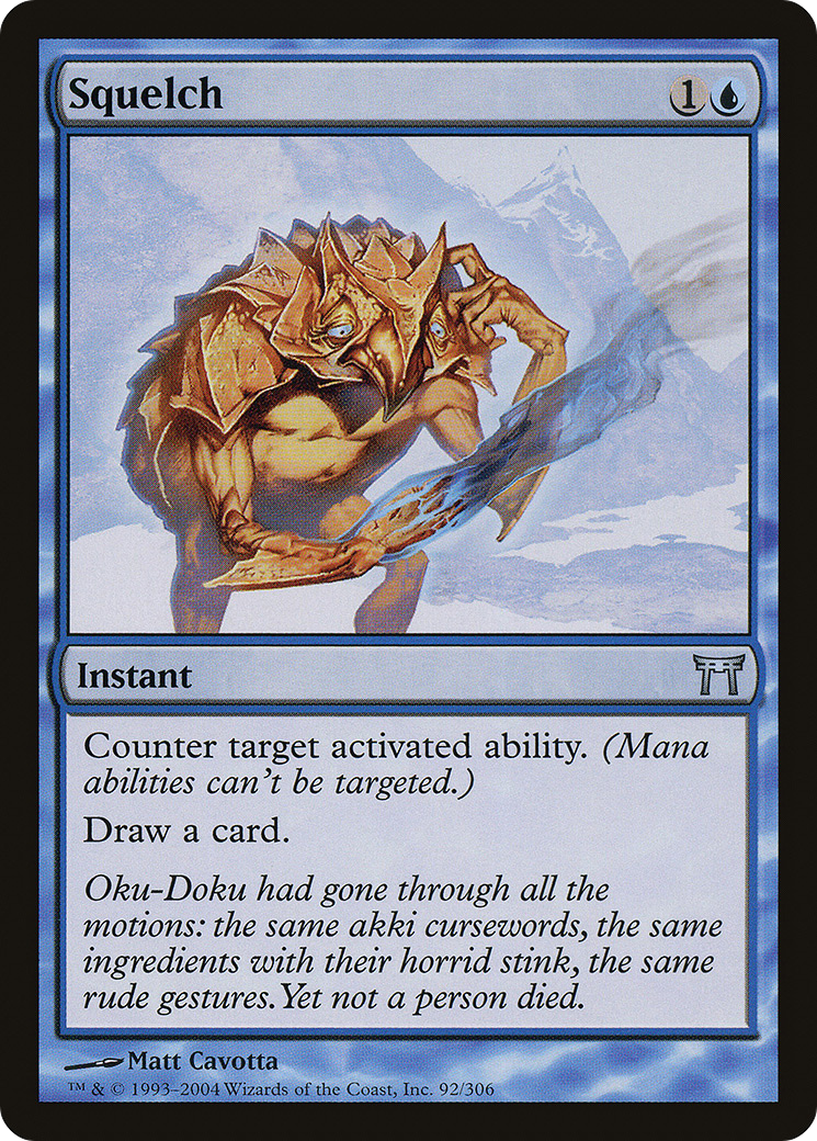 Squelch (CHK-092) [Champions of Kamigawa] MTG Single Wizards of the Coast