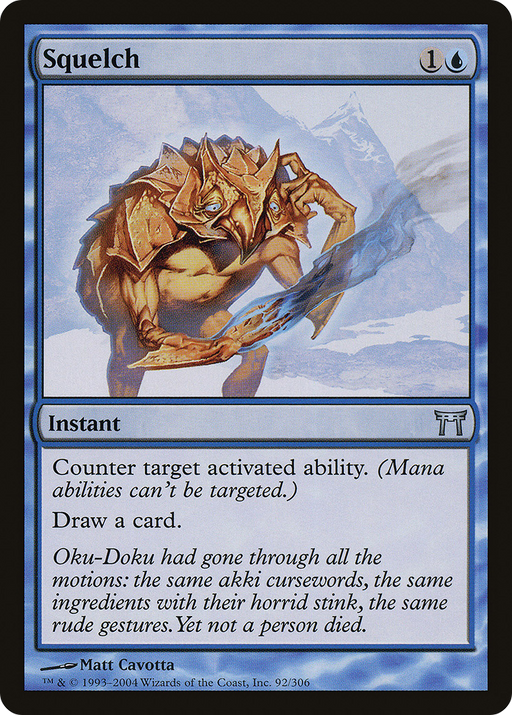 Squelch (CHK-092) [Champions of Kamigawa] MTG Single Wizards of the Coast