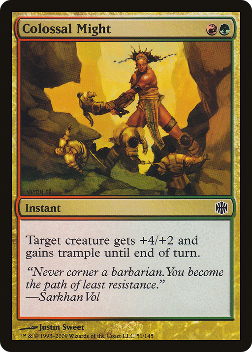 Colossal Might (ARB-051) [Alara Reborn] MTG Single Wizards of the Coast