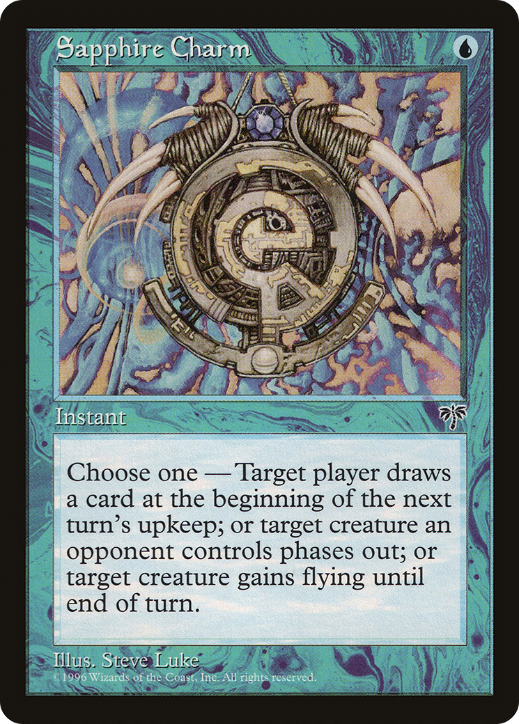 Sapphire Charm (MIR-089) [Mirage] MTG Single Wizards of the Coast