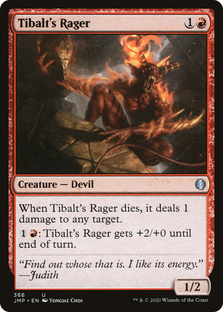 Tibalt's Rager (JMP-366) [Jumpstart] MTG Single Wizards of the Coast