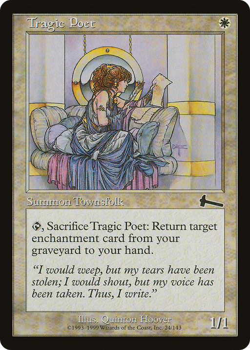 Tragic Poet (ULG-024) [Urza's Legacy] Foil MTG Single Wizards of the Coast