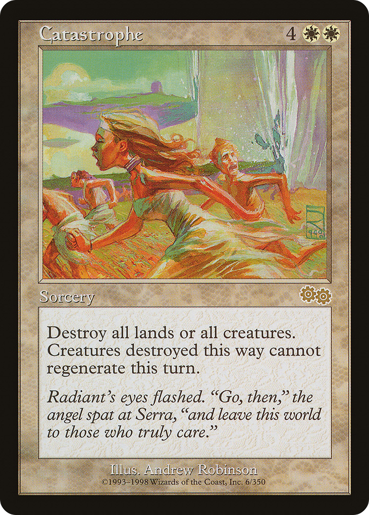 Catastrophe (USG-006) [Urza's Saga] MTG Single Wizards of the Coast