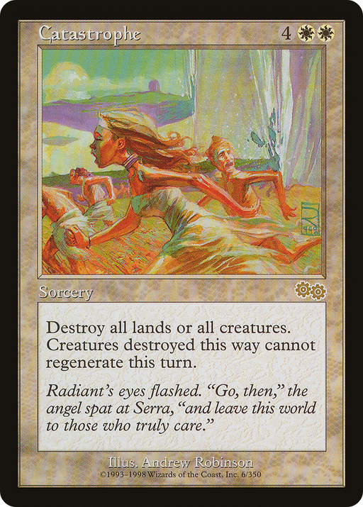 Catastrophe (USG-006) [Urza's Saga] MTG Single Wizards of the Coast