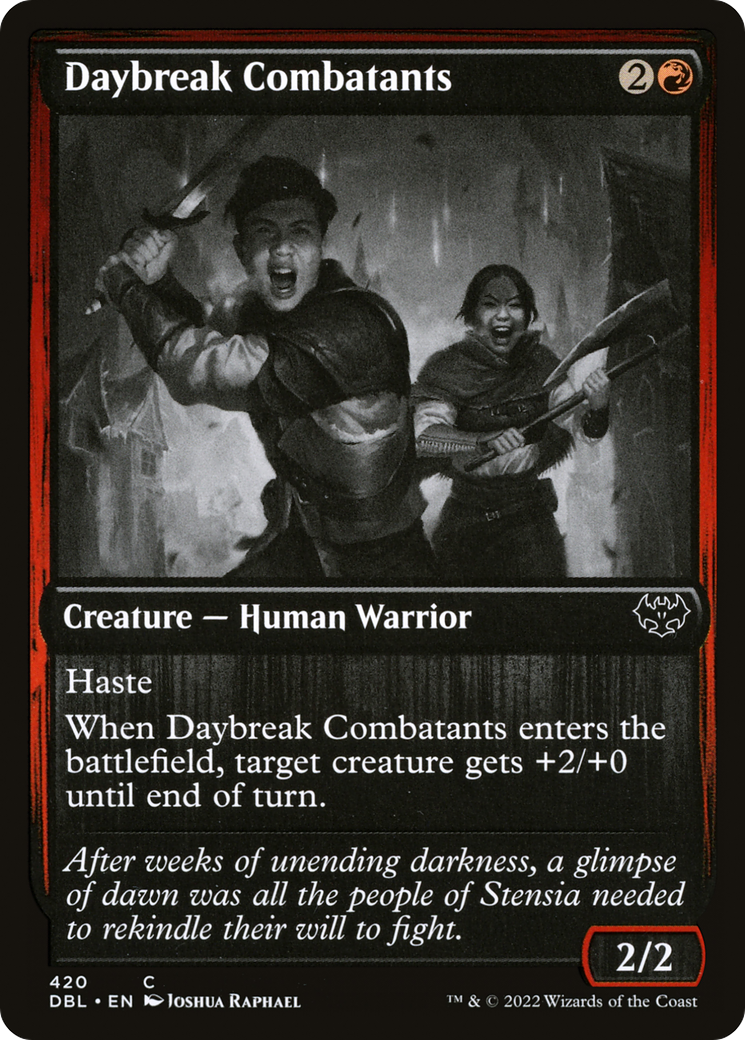 Daybreak Combatants (DBL-420) [Innistrad: Double Feature] MTG Single Wizards of the Coast