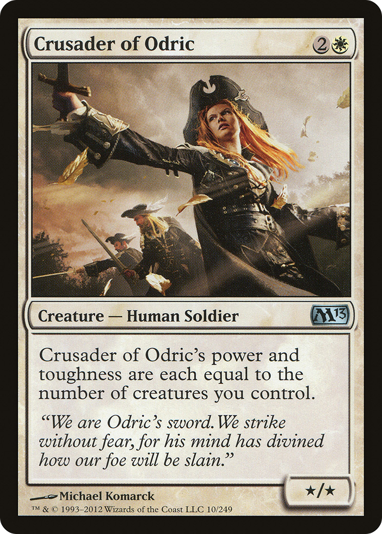 Crusader of Odric (M13-010) [Magic 2013] MTG Single Wizards of the Coast