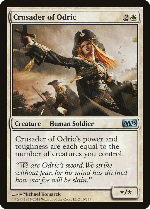 Crusader of Odric (M13-010) [Magic 2013] MTG Single Wizards of the Coast