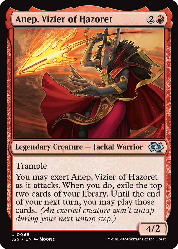Anep, Vizier of Hazoret (Anime) (J25-046) [Foundations Jumpstart] MTG Single Wizards of the Coast